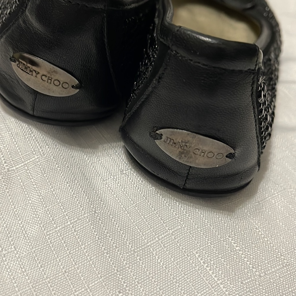 Like New Jimmy Choo black gems stones size 38 - Picture 5 of 6